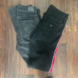 Bundle of two jeans Guess & Aeropostale size 6